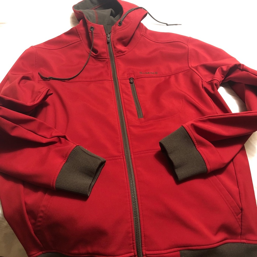 Simms fishing jacket hoodie